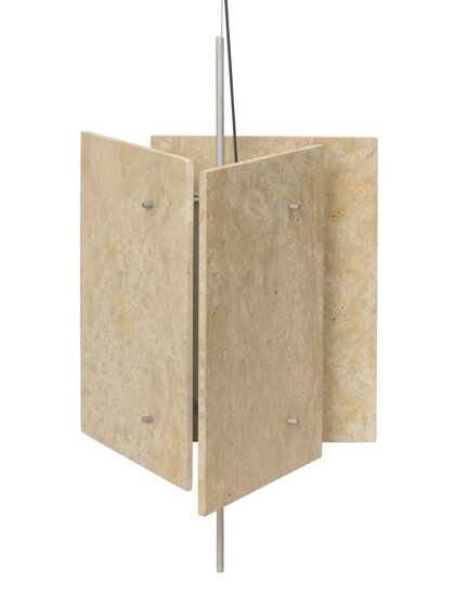 Závesná lampa Oeste – piesková
