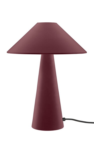 Stolová lampa Cannes Burgundy – tmavočervená