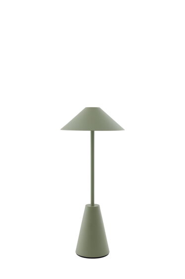 Prenosná stolová lampa Cannes Moss green, IP54 – zelená