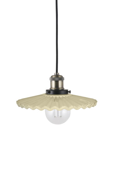 Závesná lampa Cobbler 25 Cream – krémová