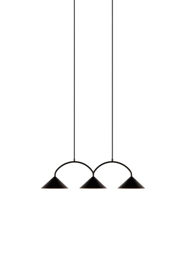 Curve 3 Black függőlámpa – fekete