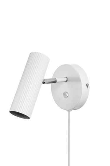 Nástenná lampa Hubble – biela