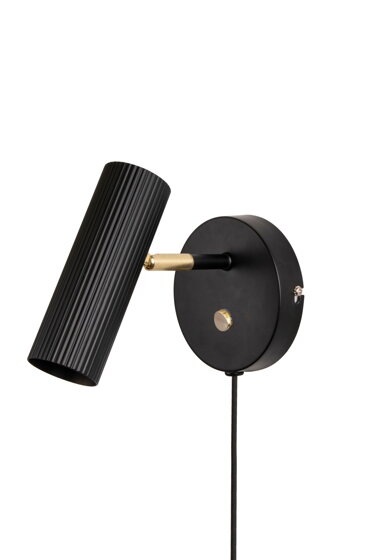 Nástenná lampa Hubble – čierna