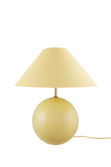 Stolová lampa Iris 35, Butter Yellow – svetložltá
