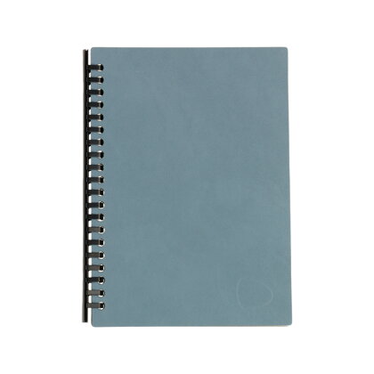 Dizajnový zápisník Paper Block A5 – modrý/svetlosivý