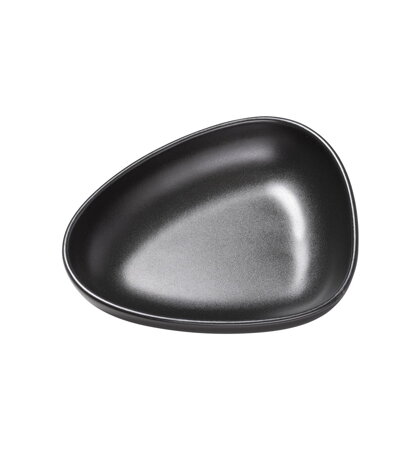 Tanier Curve Stoneware, hlboký – čierny