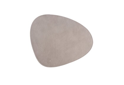 Podložka pod myš Curve – teplá sivá