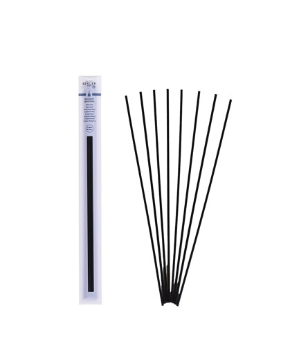 Polymérové vonné tyčinky 30 cm, set 8 ks – čierne