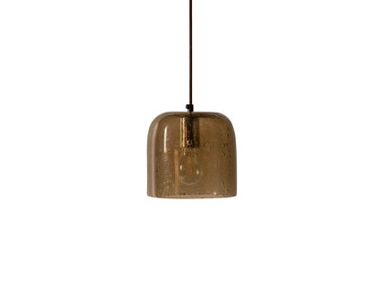 Závesná lampa Aura, 18 x 17 x 18 cm – jantárová