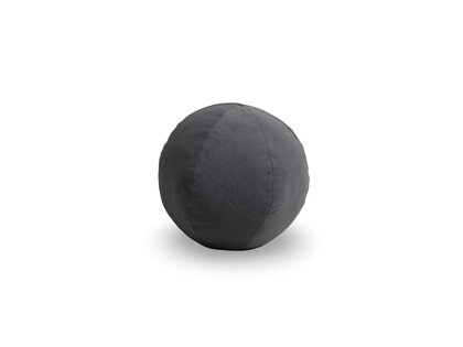 Vankúš Ball Velvet – sivý