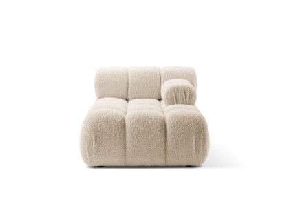 Modul Bellis Chaise longue Boucle Rolf, pravý roh – svetlý béžový