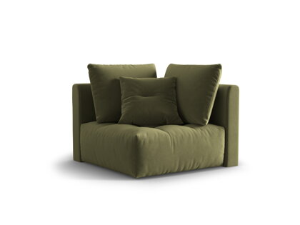 Modul Bloom single corner, 100 cm – svetlý zelený