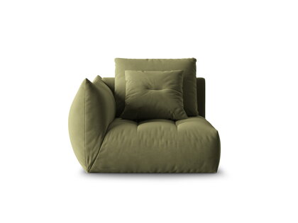 Modul Bloom single 116 cm, ľavý – svetlý zelený