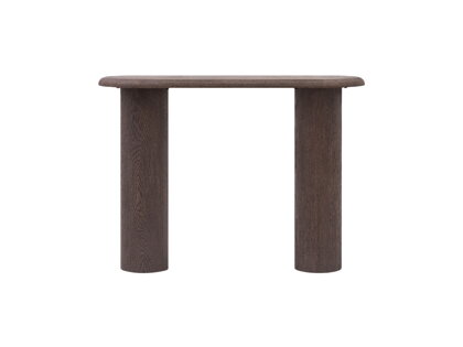 Konzolový stolík Bufi  – tmavohnedý/jaseň