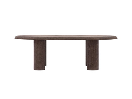 Konferenčný stolík Bufi  – tmavohnedý/jaseň