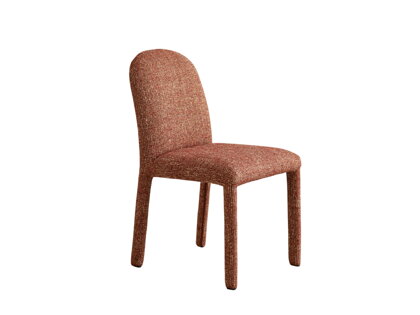 Celočalúnená jedálenská stolička Dolsa – červená