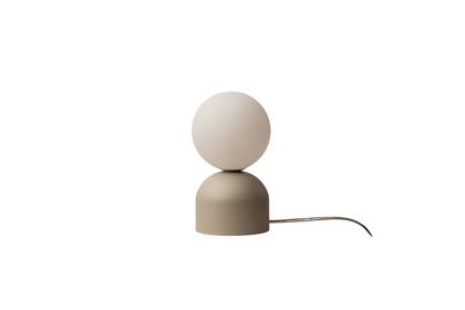 Stolová lampa Ely, 21 cm – béžová