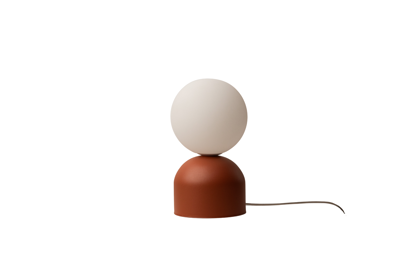 Stolová lampa Ely, 21 cm – červená