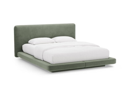 Posteľ Linea – zelená