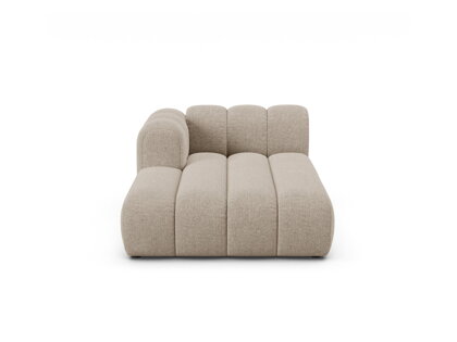 Modul sedačky Lupine Chaise longues, ľavý roh – tmavý béžový