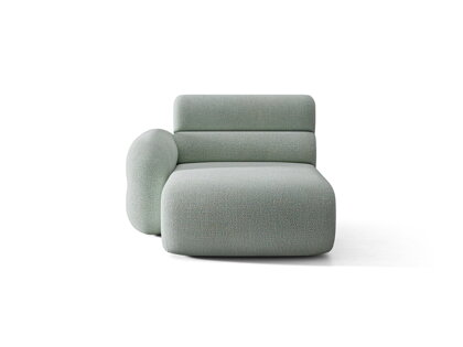 Modul Neo Chaise longues, ľavý roh – svetlomodrý