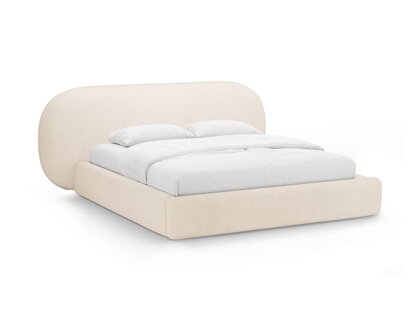 Posteľ Ovalo – béžová