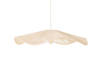 Závesná lampa Palmier 58 x 13 x 58 cm – biela