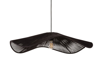 Závesná lampa Palmier 78 x 17 x 78 cm – čierna