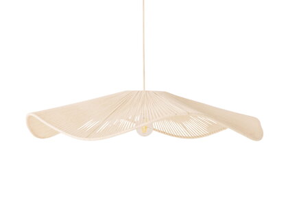 Závesná lampa Palmier 78 x 17 x 78 cm – biela