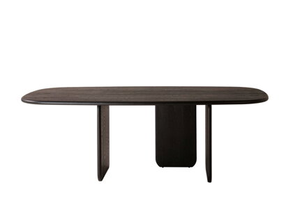 Jedálenský stôl Talaia – čierny/borovica