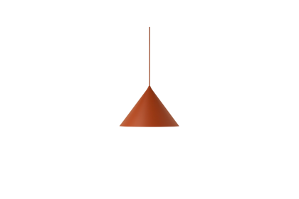Závesná lampa Timbo, 26 cm – tehlová