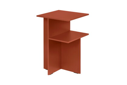 Nočný stolík Atik Terracotta Blush – červenohnedý/melamín