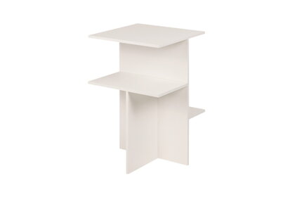 Nočný stolík Atik Almond Grey – svetlosivý/melamín