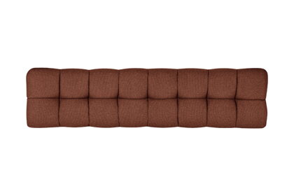 Čelo postele Bolbi Brick Red Boucle – tehlové