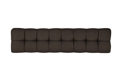 Čelo postele Bolbi Chocolate Brown Boucle – tmavohnedé