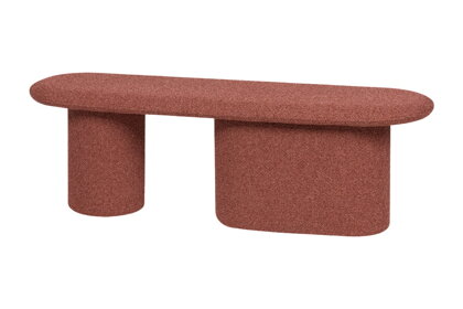 Lavica Rull Brick Red Boucle – tehlová