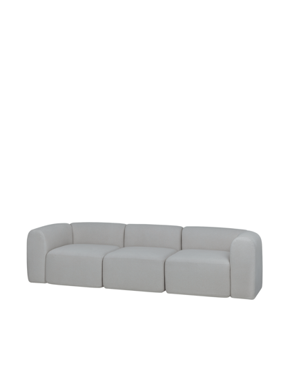 Flom Light Grey kanapé, 3 személyes – világosszürke