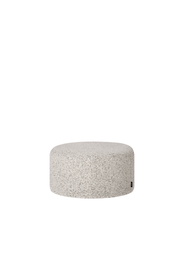 Puf Folk Clay Grey Mélange, nízky – sivý