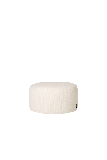 Puf Folk Cloud Beige Bouclé, nízky – béžový