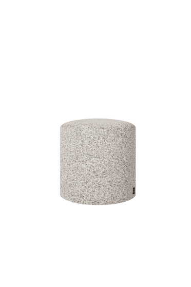 Puf Folk Clay Grey Mélange, vysoký – sivý