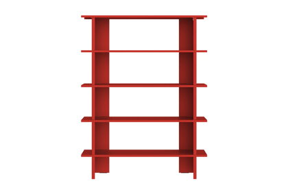 Knižnica Hes Bookcase Tomato Red – červená