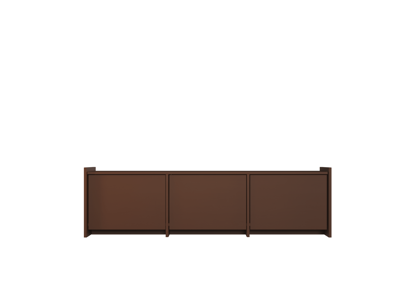 Tv stolík Hido Fronts Cocoa Brown – hnedý/melamín