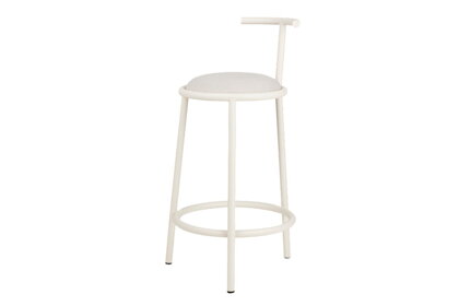 Barová stolička Hogo Piazza Beige, s opierkou – béžová