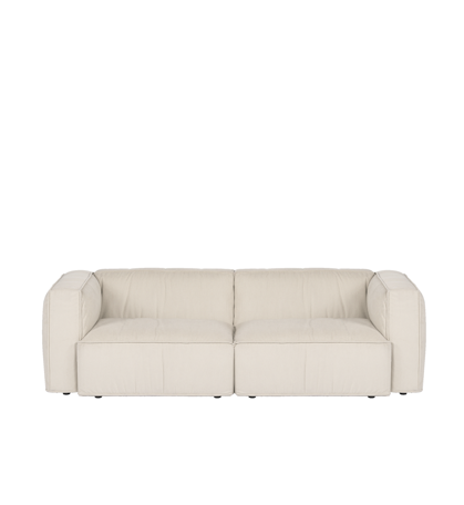 Lobi Beige Corduroy kanapé, 3 személyes – bézs