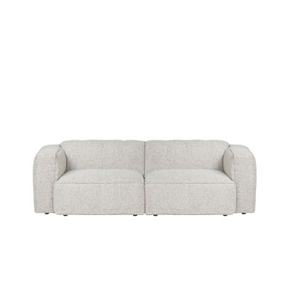 Lobi Clay Grey Mélange kanapé, 3 személyes – szürke