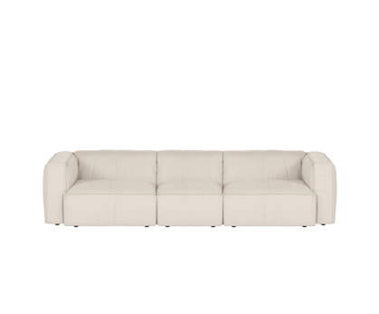 Pohovka Lobi Beige Corduroy, 4-miestna – béžová