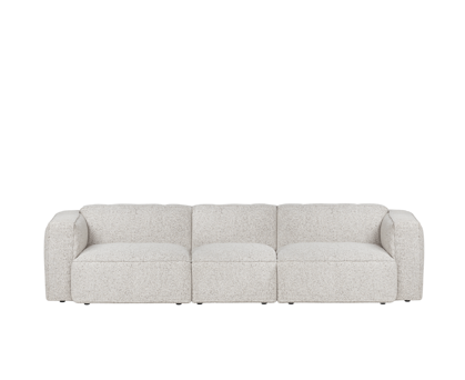 Pohovka Lobi Clay Grey Mélange, 4-miestna – sivá