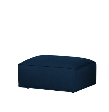 Ottoman Lobi Storm Blue Corduroy – tmavomodrý