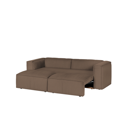 Rozkladacia pohovka Lobi Mocha Brown Corduroy, 3-miestna – hnedá