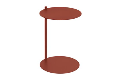 Príručný stolík Ande Auburn Red – červená oceľ